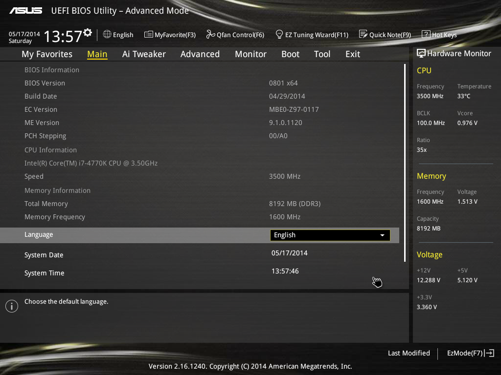 ASUS Z97-Pro WiFi AC BIOS and Software - ASUS Z97-Pro WiFi AC Review